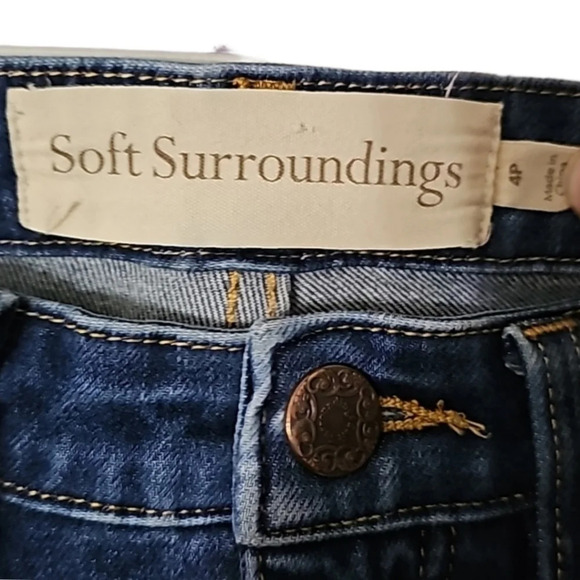 Soft Surroundings Distressed Skinny Jeans - Picture 3 of 9